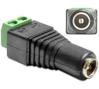 DeLOCK adaptateur Terminalblock > DC 2,5 x 5,5 mm - femelle 65485