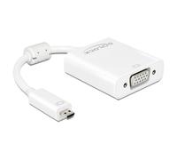 Adapter HDMI Micro-D male > VGA female with Audio - Adaptateur VGA - 19 pin micro HDMI Type D (M) pour HD-15 (VGA), mini-phone stereo 3.5 mm,