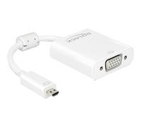 Delock 65557 HDMI Adapter Delock micro D -> D-Sub15 St/Bu weiß