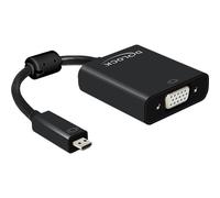 Delock 65558 - HDMI Micro-D - VGA - Micro USB B - 3.5mm - Mâle/Femelle - 0,17 m - noir