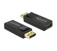 DeLOCK 65571 changeur de genre de câble Displayport 1.2 HDMI Noir