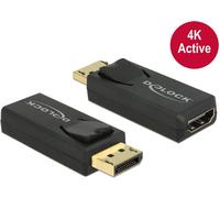 DeLock 65573 Adaptateur DisplayPort 1.2 vers HDMI Noir