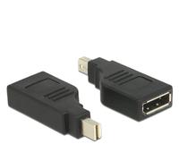DeLOCK 65626 changeur de genre de câble Mini DisplayPort DisplayPort Noir