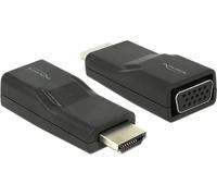 Delock 65655 HDMI / VGA Adaptateur [1x HDMI mâle - 1x SUB-D femelle 15 pôles] noir