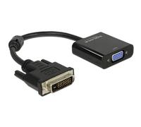 Delock 65658 DVI / VGA Adaptateur [1x DVI mâle 24+1 pôles - 1x VGA femelle]