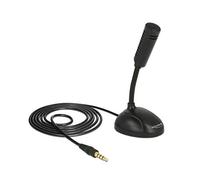 DeLOCK 65872 Noir Mobile phone/smartphone microphone Avec fil - Microphones (Mobile phone/smartphone microphone, -32 dB, 100 - 13000 Hz, Omnidirectionnel, 2200 Ohm, Avec fil)