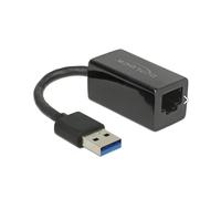 DeLOCK 65903 - Station d'accueil USB Type-A Noir, Realtek RTL8153, 1x USB 3.2 Gen 1, Ethernet 1 Gbit/s, IEEE 802.1Q/3az/3x, Windows/macOS