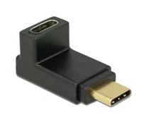 DeLOCK 65914 changeur de genre de câble 1 x USB Type-C Male 1 x USB 3.1 Gen 2 Type-C™ female Noir, Adaptateur