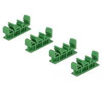 DeLock Clips de rail pour platine – Lot de 4