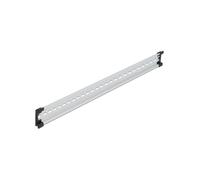 DeLOCK 66171 Rail DIN Aluminium 482mm x 35mm x 7.5mm avec Trous de Montage 12 x 5.5mm pour Montage d'Appareils et Composants Électroniques