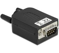 DeLOCK 66232 connecteur de fils Sub-D 9, bornier 10 broches Noir