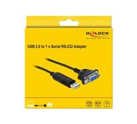 Delock 66281 Adaptateur DELOCK USB 2.0 vers série RS-232 avec boîtier de connexion