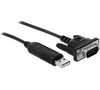 DeLOCK 66282 Adaptateur DeLOCK USB A/D-SUB 9 1,8 m noir