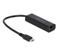 Delock 66298 DELOCK Adapter USB 3.1 Typ-C Stecker zu 2,5 Gbit LAN