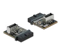 DeLOCK Adaptateur Interne USB 3.0 Type-A vers Connecteur Key A Femelle 5Gbps - Référence 66432 - Dimensions 22.4 x 28.5 x 11.1 mm