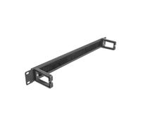 DeLOCK 66486 : Panneau de Gestion de Câbles 1U 19" avec Crochets et Brosses Anti-Poussière - Métal/Nylon - 48,3cm Profondeur - Noir
