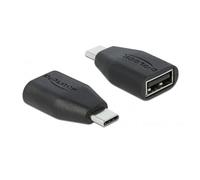 Delock 66528 Changeur De Genre De Câble Usb Type-c Usb Type-a Noir