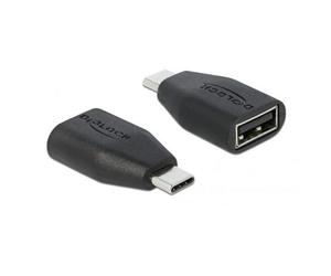 Delock 66528 Changeur De Genre De Câble Usb Type-c Usb Type-a Noir