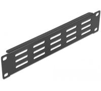 Delock 66839 10 pouces Panneau partiel pour armoire électrique avec fentes daération noir