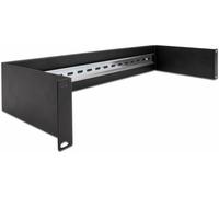 DeLock Système coulissant 66884 pour armoire électrique 19 pouces 2 UH noir