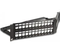DeLOCK 66977 - Montage en rack - 2U - noir - métal - 260 mm - 483 mm (66977)