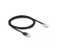 DeLOCK 67016 câble de signal 2 m Noir
