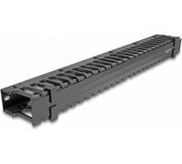 Delock 67022 19 pouces Guide-câbles 1 UH noir