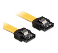 DeLock 6Gb/s SATA Cable Straight/Straight Metal yellow 0,7m 0,7m yellow