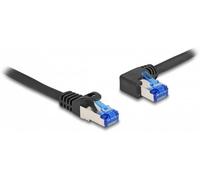 Delock 80219 RJ45 Câble réseau, câble patch CAT 6a S/FTP 2.00 m noir 1 pc(s)