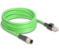 Delock 80429 RJ45 / M12 Câble réseau, câble patch SF/UTP 5.00 m vert 1 pc(s)