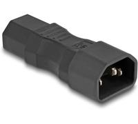 Delock 80467 Adaptateur secteur Secteur femelle C13 - C14 mâle noir 1 pc(s) Bag