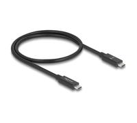 DeLOCK 81210 câble USB USB4 Gen 4x2 0,5 m USB C Noir