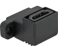 DeLOCK 81308 Easy 45 Adaptateur HDMI 2x femelle droit/coudé 90 degrés noir