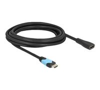 DeLOCK 81999 Rallonge HDMI haute vitesse 48Gbps 8K 60Hz 3m noir/turquoise