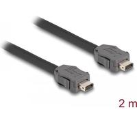 DeLOCK 82016 Câble réseau Noir 2 m Cat7 S/FTP (S-STP) (82016)