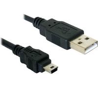 Delock 82252 USB 2.0 A/Mini USB 2.0 B Kabel 1.8 m schwarz
