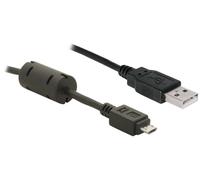 Delock 82299 USB Kabel Delock A -> Micro-B St/St 1.00m sw