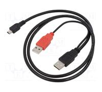 DeLock Câble USB pour mini USB type B (M) – alimentation uniquement – 1 m