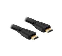 DeLOCK 82670 Câble HDMI 2m, HDMI Type A, Contacts Or, 10.2 Gbit/s, Noir, Connecteurs Mâle/Mâle, Longueur 2 mètres, Spécification HDMI Standard