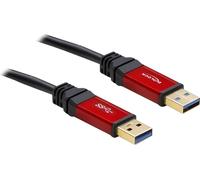 DeLOCK 82747 Câble Premium USB-A 3.0 vers USB-A 3.0 5m noir/rouge USb 3.0