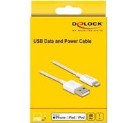 Delock 83000 DELOCK USB Daten-/Ladekabel iPhone/iPad/iPod 1m weiß