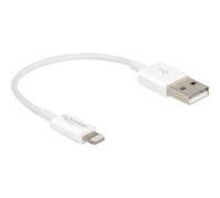 Delock 83001 DELOCK USB Daten-/Ladekabel iPhone/iPad/iPod 15cm weiß