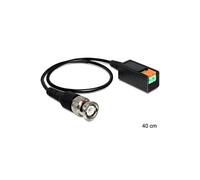 Câble de raccordement BNC [1x fiche BNC mâle - 1x câble à 2 fils] Delock 0,4 m noir