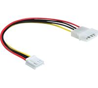 Delock 83184 DELOCK Stromkabel Molex 4pin -> Floppy 4pin St/Bu 0.22m