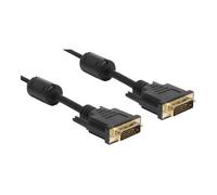 DeLOCK 83189 câble DVI 1 m DVI-D Noir