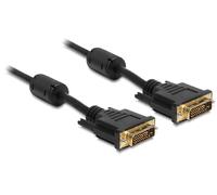 DeLOCK 83189 câble DVI 1 m DVI-D Noir