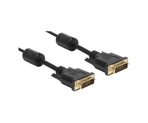 DeLOCK 83189 câble DVI 1 m DVI-D Noir