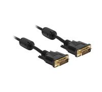 DeLOCK 83191 câble DVI 3 m DVI-D Noir