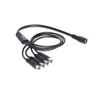 DeLOCK 83287 Câble d'alimentation Noir 0.5m - Connecteur Mâle vers Femelle - Longueur 0.5 mètre - Code SH: 84733080