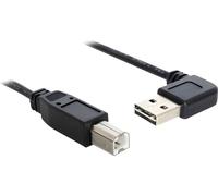 Delock 83375 DELOCK Easy USB Kabel A 90° -> B St/St 2.00m schwarz